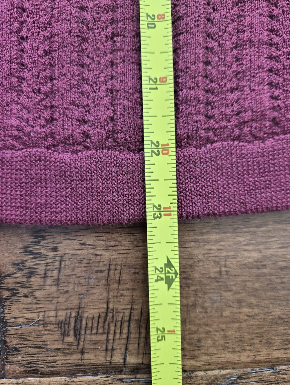 [Sezane] NWOT Louis Cardigan In Burgundy, Size M, 100% Merino Wool - Picture 5 of 11